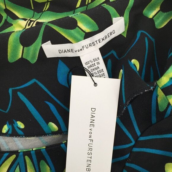 DVF Diane von Furstenberg Tacita Decofly Placement tunic dress silk Mod new 2 - Picture 4 of 5